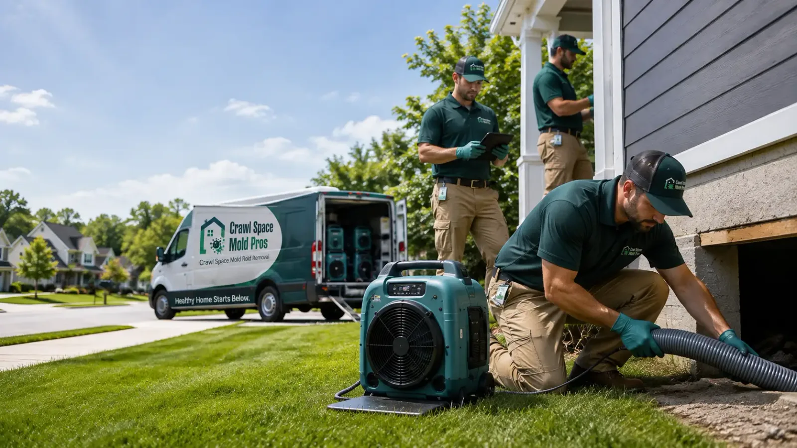 Crawl Space Mold Removal in Stockport, OH